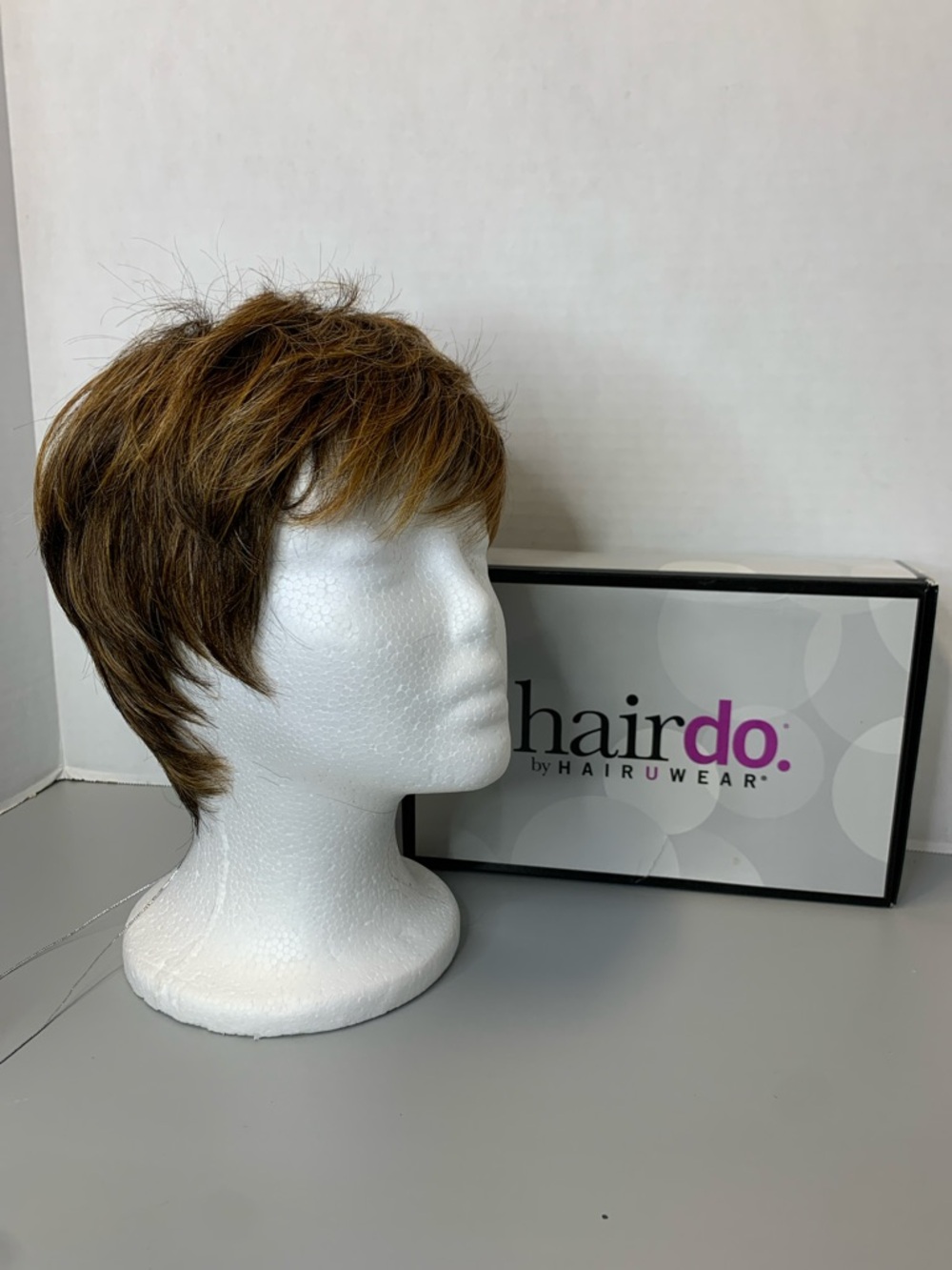 Hairdo glazed Hazelnut Medium Brown/Ginger Short Textured Cut Wig by HairUwear